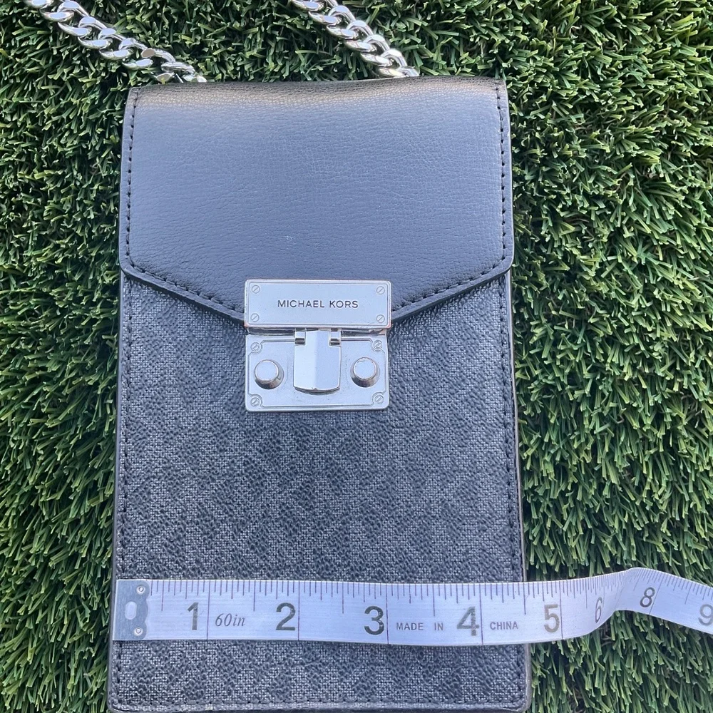 Michael Kors MK LOGO Crossbody Purse - Black - Picture 5 of 6